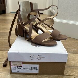 Jessica Simpson Taupe Heels